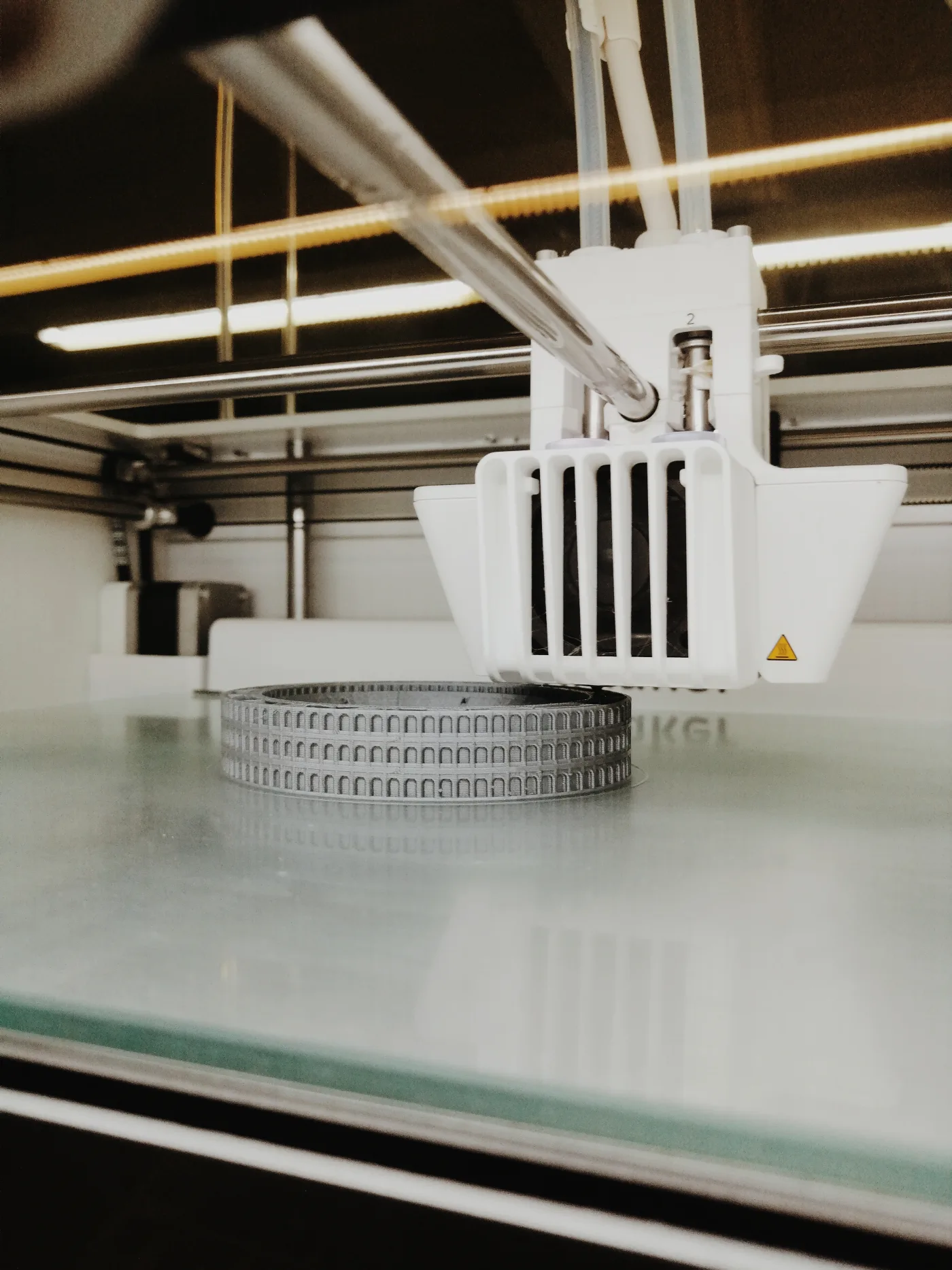 3D printer bezig met architectonisch model