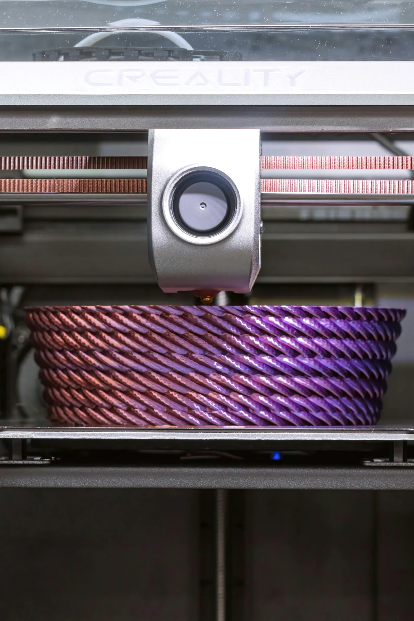 3D geprint object op printbed